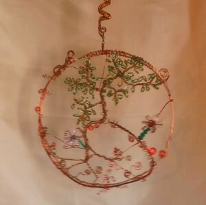 Hand Crafted Copper Sun Catcher